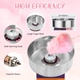 thumbnail image 2 of Yiwa Cotton Candy Machine Commercial, Electric Cotton Candy Maker, 1030W Candy Floss Maker for Family Party Amusement Park Carnival(Pink), 2 of 7