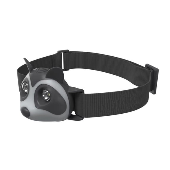 Raccoon‑Shaped Kids LED Headlamp, 1800mAh Lightweight Adjustable Outdoor Camping Head Light