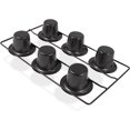 thumbnail image 3 of Moule à Popover 6 Tasses avec Tapis Résistant à la Chaleur en Nid d'Abeille, 3 of 8