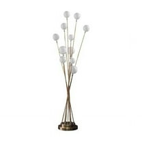 62 in. Multi Light LED Novelty Floor Lamp, Chrome - Walmart.com