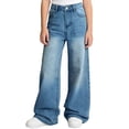 thumbnail image 2 of Tiijoy Teen Girls Baggy Jeans Casual High Waisted Straight Leg Denim Pants, Sizes 1-16, 2 of 4