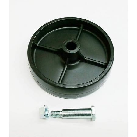 Rotary 430 Wheel, Shoulder Bolt KIT, Deck Wheel Plus Shoulder Bolt Plus Flanged Locknut By MTD Aftermarket