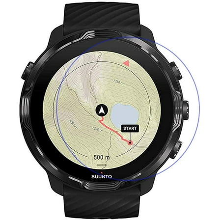 MOTONG for Suunto 7 Screen Protector, Tempered Glass Screen Protectors for Suunto 7 Watch,9 H
