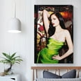 thumbnail image 5 of France Rather Gorgeous Women Model Eva Green Sexy Poster Painting On Canvas Wall Art Poster Scroll Picture Print Living Room Walls Decor Home Posters 12x18inch(30x45cm), 5 of 6
