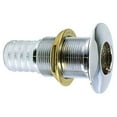 thumbnail image 3 of 4" Silver and Gold Solid Thru-Hull Fitting for Hose, 3 of 3