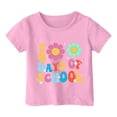 thumbnail image 1 of Tunique Spatiale 2Chaînes Chemise Garçon et Fille Mode Décontractée Imprimé Col Rond Manches Courtes T-Shirt Haut, 1 of 4