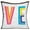 F - One Size, variant on Valentine's Day Decor Pillowcases 4-Pack, Love Heart Printed Cushion Covers For Sofa/Bed, 45X45Cm Size Home Decoration Pillow Cases With Love Heart Pattern, Perfect For