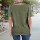 thumbnail image 3 of Tops de Corta con Cuello en V Verde XXL, 3 of 4