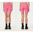 thumbnail image 2 of Women's High Waisted Biker Shorts with Pockets, Nylon Spandex Yoga Workout Shorts, Tummy Control, 1 Pack, 2 of 11