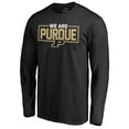 thumbnail image 2 of Men's Black Purdue Boilermakers We Are Icon Long Sleeve T-Shirt, 2 of 3