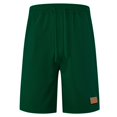 thumbnail image 3 of MIXUE Mens Shorts Summer Solid Color Casual Elastic Waist Drawstring Beach Pockets Mens Workout Shorts Activewear,Green,L, 3 of 8