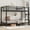 Black, variant on Bellemave Queen Over King Bunk Beds, Heavy Duty Metal Bunk Beds with 2 Ladders, Industrial Style Bunk Bed Under-Bed Storage Space, No Box Spring Needed (Black)