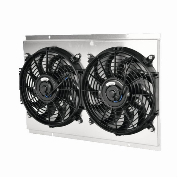 Aluminum Shroud 12" Fan Thermostat for 1982-2002 Chevy S10 Blazer Corvette Radiator