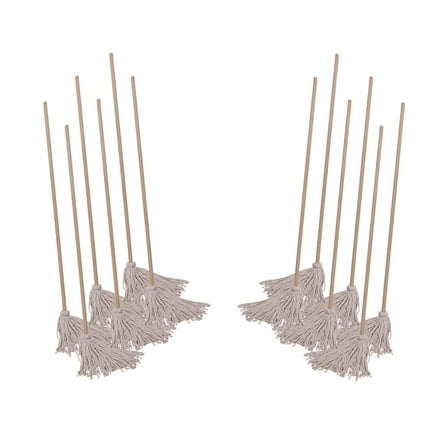 Boardwalk Deck Mop 54" Wooden Handle 20oz Cotton Fiber Head 6/Carton 120C