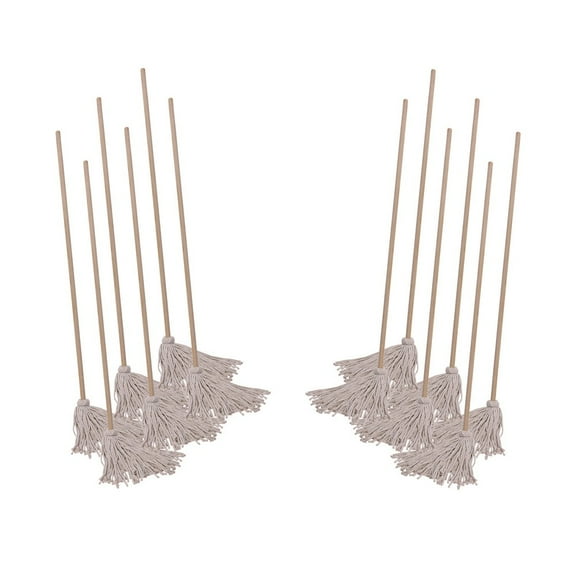 Boardwalk Deck Mop 54" Wooden Handle 20oz Cotton Fiber Head 6/Carton 120C