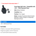 thumbnail image 2 of Front Upper Ball Joint - Compatible with 1957 - 1958 Plymouth Plaza, 2 of 2