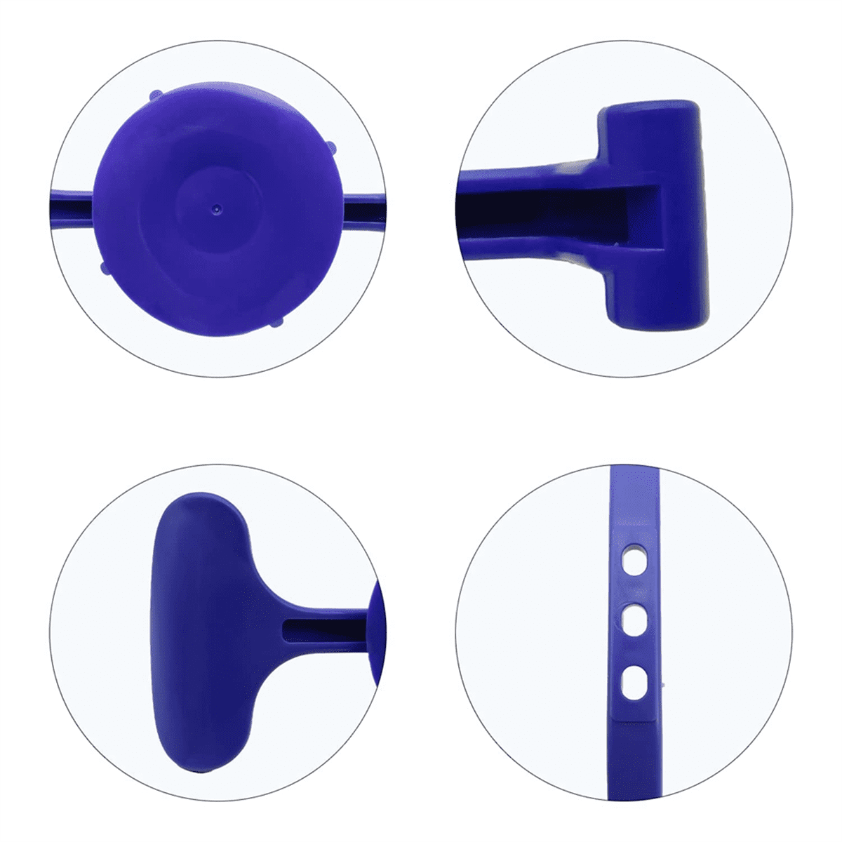 6-Piece Suction Cup Clamp Set - Adjustable Plastic Pullers For Panel, Dent, And Glass Work (Replacement Parts) - View #8
