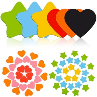 16-Pack Flexible Heart Magnets in Assorted Colors 1-Inch Diameter