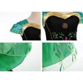 thumbnail image 4 of Vestido de Anna verde de Disney para niñas, disfraz de princesa de Halloween, ropa de fiesta de Frozen, vestido de Anna de Halloween para niñas, vestido de fiesta, 4 of 4