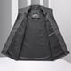 thumbnail image 5 of Ceisia Men's Relaxed Fit Multi-Pocket Utility Vest - Stand-Up Collar Zip Front Gray L Gifts, 5 of 7