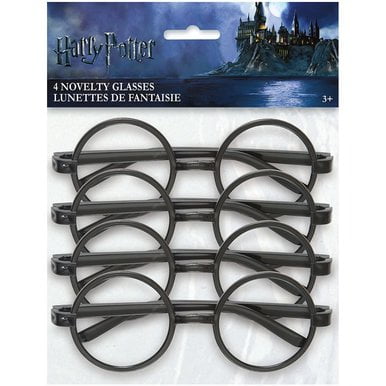 Disguise Harry Potter Accessories Set, Costume Wand and Glasses Kit Black &  Brown, Childrens Size