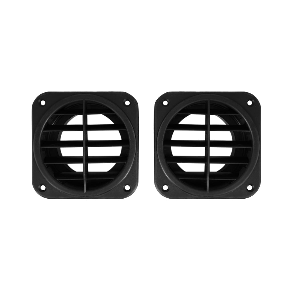 Air Ducting 2pcs Warm Air Vent Outlet 75mm Plastic Ducting Heater and T-Shaped Tee Telescopic Hose Compatible with Webasto Eberspacher Propex