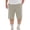 Stone, variant on Men's Big & Tall Casual Shorts Stretch 12'' Inseam Quick Dry Lightweight Breathable Spill Proof Long Dress Golf Shorts