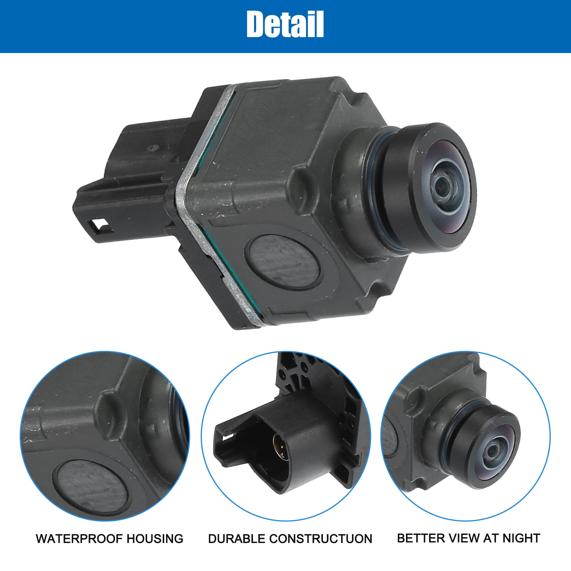 Unique Bargains Car Rear View Backup Camera Fit for Audi A4 Q7 for VW Atlas No.5Q0980546A
