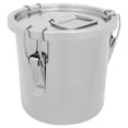 thumbnail image 3 of Cubo de leche de acero inoxidable, cubo con sello de Metal y asa de transporte, cubo multifuncional para grasa y cereales, 3 of 5