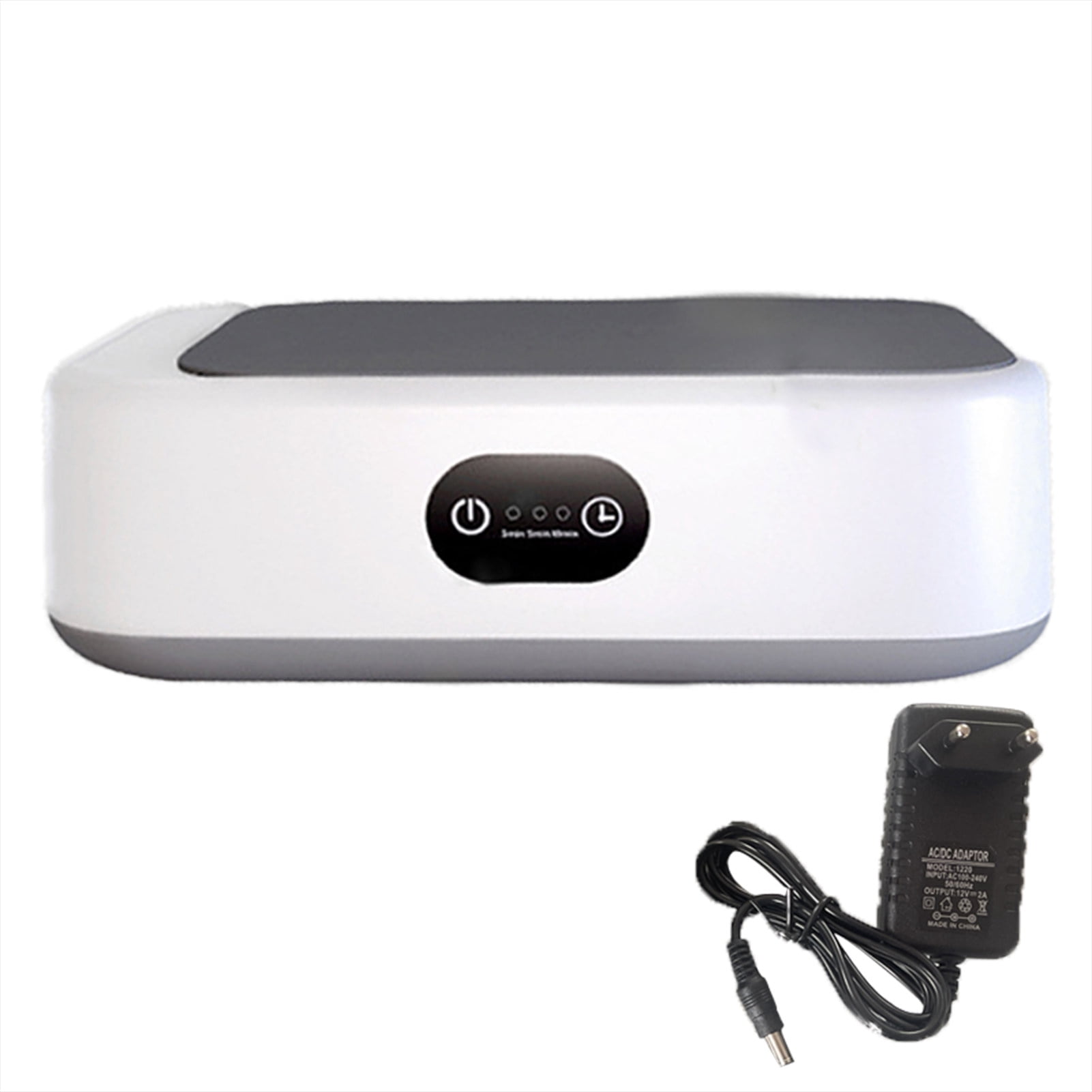 Homerr Ultrasonic Cleaning Machine Ultrasonic Cleaner Ultrasonic Jewelry Cleaner 360-Degree Deep Cleaning, Low Noise, EU Plug