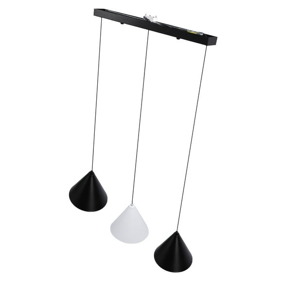 3 Light Pendant Light, Iron 3 Colors Temperature Hanging Pendant Lamp Modern Innovative Nordic Style Linear Chandelier for Kitchen Island Sink Living Room Hallway Dining Bedroom