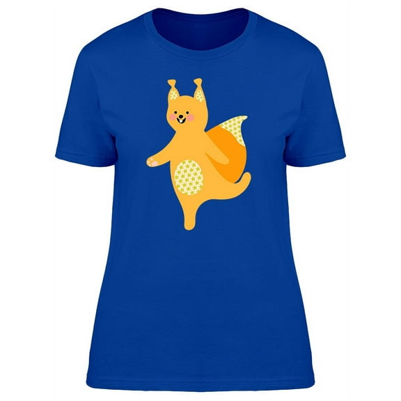 Cute Squirrel Doodle T-Shirt Women -Image by Shutterstock, Female x-Large