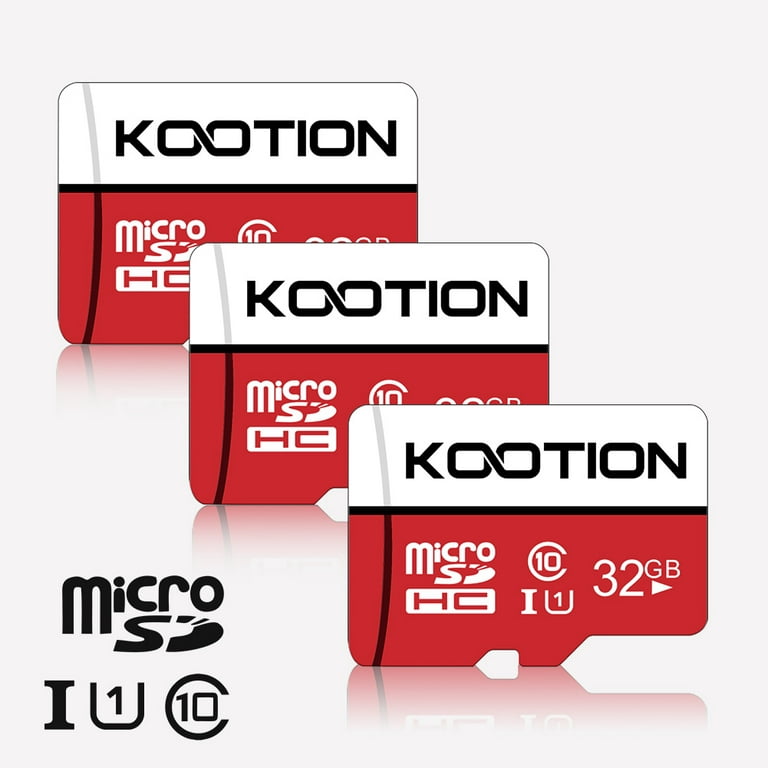 KOOTION 32GB Micro SD Card 2-Pack Class 10 Micro SDHC Card UHS-I Memory  Card Ultra High Speed TF Card, C10, U1, 32 GB