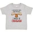 thumbnail image 3 of Inktastic I Love Butter Tarts and Poutine I Moose Be Canadian Pun Boys or Girls Baby T-Shirt, 3 of 5