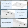 thumbnail image 5 of MODERNLUXE 24" Bathroom Vanity Combo with Ceramic Sink, Freestanding Bathroom Sink Cabinet with 2 Doors and 1 Drawer for Small Space,White, 5 of 9