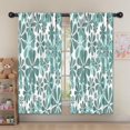 thumbnail image 5 of Blackout Kids Curtains,Teal Daisy Flower Pattern Childrens Insulated Curtains Set Of 2,Bedroom Essentials,Toddler Room Decor 52"x63", 5 of 5