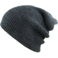 thumbnail image 2 of Heather Slouch Beanie Snug Baggy Fit Skull Cap Winter Hat Ski, 2 of 10