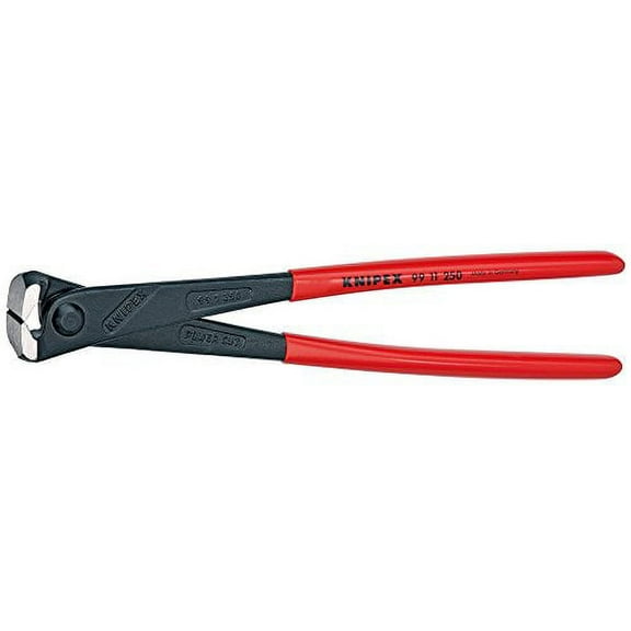 Knipex 99 11 250 High Leverage Concreters Nippers 9,84" with Plastic Coated Handles