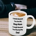 thumbnail image 3 of Birthday gifts for stepmom from son. Best Mother's Day gifts for stepmom from daughter. Christmas, gifts for stepmom. Ceramic novelty coffee mug 11 oz, mug, teacup, gift, 3 of 4