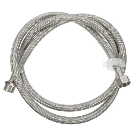OUNONA 304 Stainless Steel Flexible Washing Machine Hose, 1/2 Inch Thread, Thick Water Connector