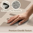 thumbnail image 6 of ODIKA 2'x3' Beige Taupe Modern Geometric Abstract Washable Throw Rug Contemporary Minimalist Scattered Rectangles Dots for Hallway, Study Room, Non-Slip Low Profile, Flatwoven, 6 of 7