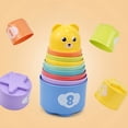 thumbnail image 5 of Rainbow Stacking Cups - Stacking Blocks for Early Education, Puzzle Fun, Color Recognition, Beach and Festival Toy, Birthday and Holiday Gift Idea, 5 of 5