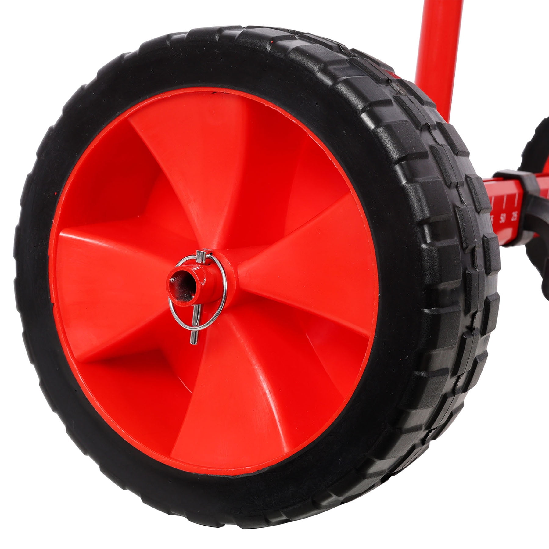S-HOME Heavy-Duty Kayak Cart, Width Adj (5"-23.2"), 10" Airless Wheels, All-Terrain, Lightweight Aluminum, Red
