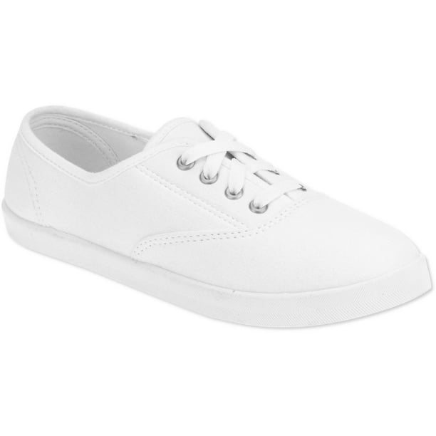 Women's Casual Canvas Lace Up Shoe - Walmart.com - Walmart.com