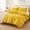 Mustard Yellow-Queen, variant on Forter Set Blush Pink Ball Pom Fringe Bedding 2