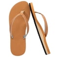 thumbnail image 4 of Bkhluea Women Distressed Suede Stitch Detail Thong Flat Flip Flop Sandals Slip On Casual Footwear For Beach Home Outdoor Daily Summer Walking Shopping, 4 of 6