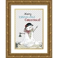 thumbnail image 1 of Ogren, Sarah 24x32 Gold Ornate Wood Framed with Double Matting Museum Art Print Titled - Fabulous Snow Lady, 1 of 4