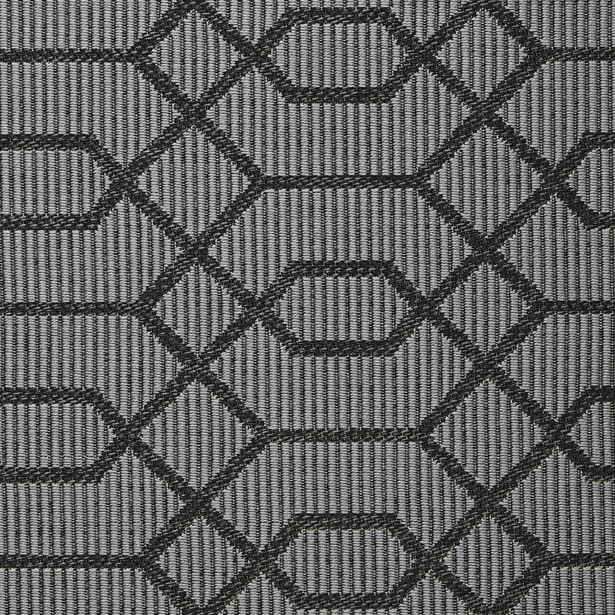 Loomaknoti Breyleigh Chendler 6' x 9' Grey Trellis Indoor Polypropylene Area Rug