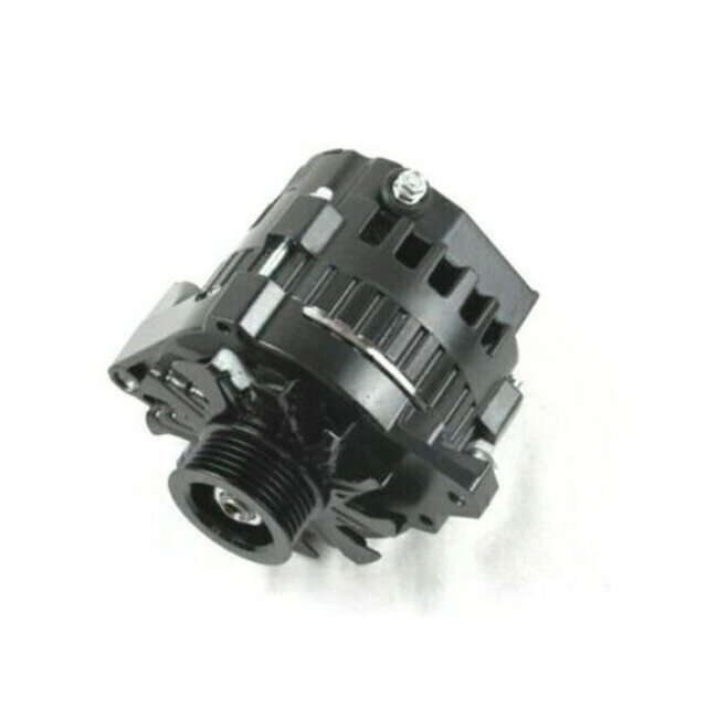 130A Universal Serpentine High Output Alternator, Black