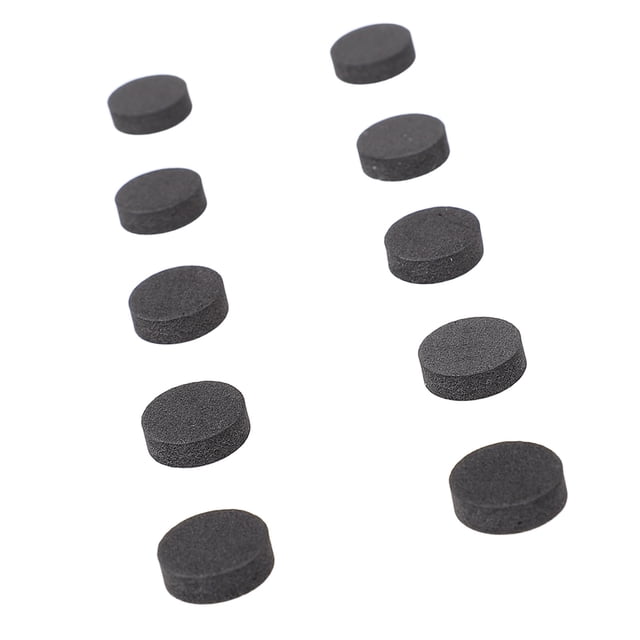 Altavoz Aislamiento de Pies Almohadilla, Auto Adhesivo 100 PCS 15 x 5 mm Antislip Eva Fuma Barras multipropósito de Sonido Anti vibración Pad de espuma para Jugador de Gabinete